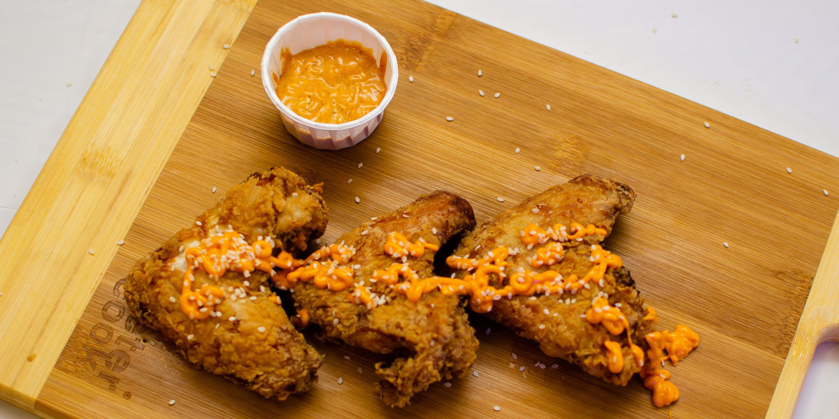 Wingin’ it Charger – BBQ – Ranch