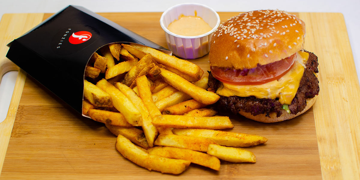 Single Smash Burger in Chorlton